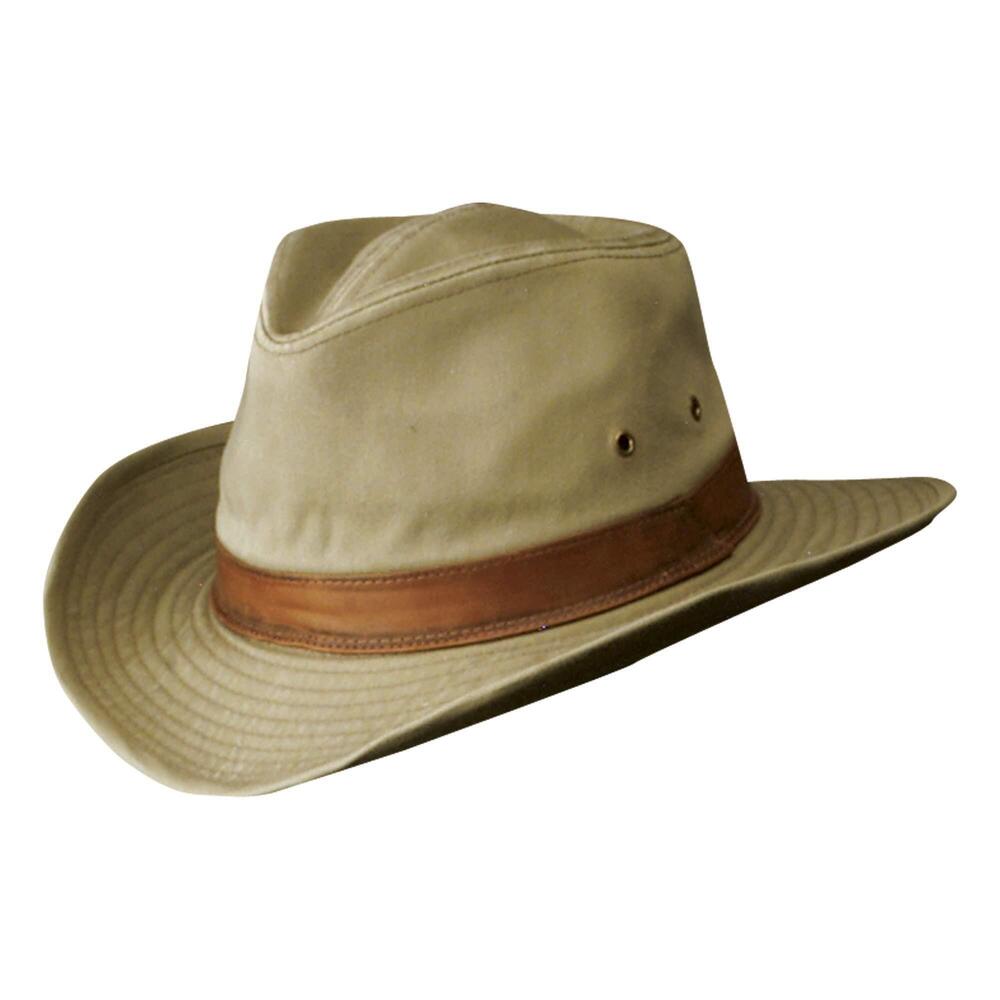 6284 Dorfman Hat Co. 's Twill Outback Hat Khaki, X-Large